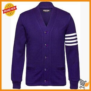 Varsity Letter Cardigan Sweater Unisex Sizes XXS to 6XL Machine Washable